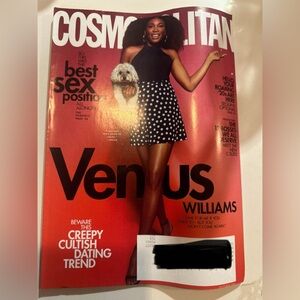 Cosmopolitan Venus Williams October 2021 magazine